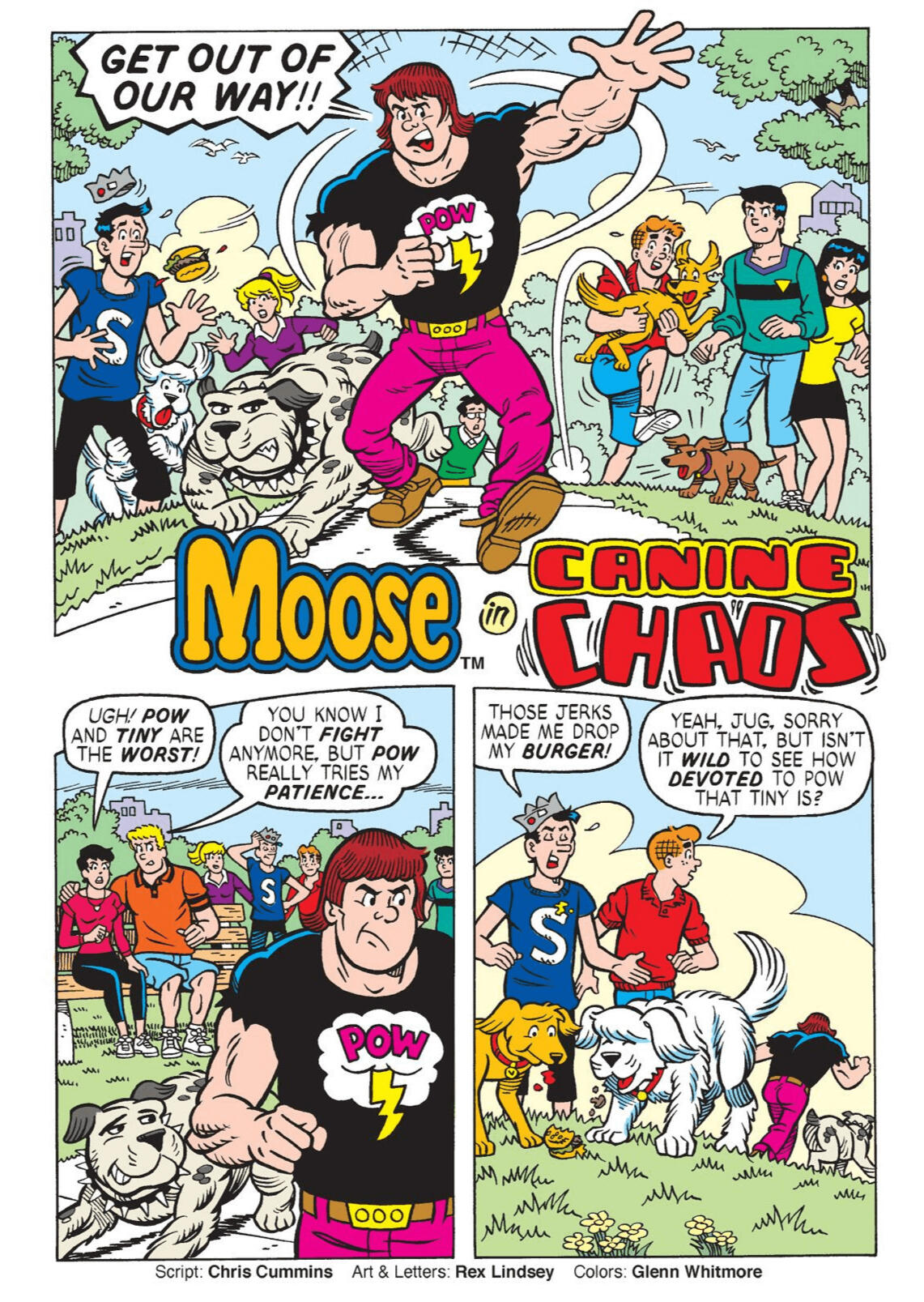 First page of "Canine Chaos"