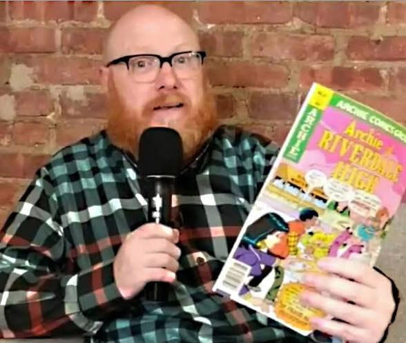 Chris at one of his Den of Geek interviews